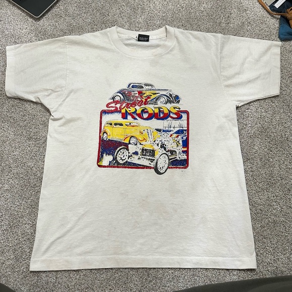 Vintage Street Rods Graphic Tee-Single Stitch - Picture 1 of 8
